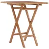 Image de vidaXL Table pliable de jardin 60x60x75 cm Bois de teck solide