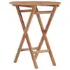 Image de vidaXL Table pliable de jardin 60x60x75 cm Bois de teck solide