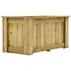 Image de vidaXL Jardinière surélevée 100x50x50 cm Bois de pin imprégné