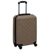 Image de vidaXL Valise rigide Marron ABS