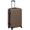 Image de vidaXL Valise rigide Marron ABS