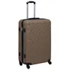 Image de vidaXL Valise rigide Marron ABS