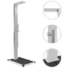 Image de vidaXL Douche d'extérieur avec receveur de douche WPC Acier inoxydable
