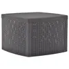 Image de vidaXL Table d'appoint Mocha 54x54x36,5 cm Plastique