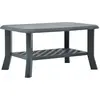 Image de vidaXL Table basse Vert 90x60x46 cm Plastique