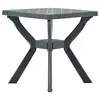Image de vidaXL Table de bistro Vert 70x70x72 cm Plastique