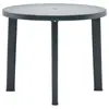 Image de vidaXL Table de jardin Vert 89 cm Plastique