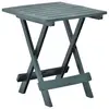 Image de vidaXL Table pliable de jardin vert 45x43x50 cm plastique