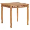 Image de vidaXL Table à dîner de jardin 80x80x80 cm Bois de teck solide