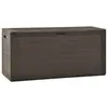 Image de vidaXL Boîte de rangement de jardin Marron 116x44x55 cm