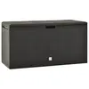 Image de vidaXL Boîte de rangement de jardin Anthracite 114x47x60 cm
