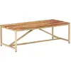Image de vidaXL Table basse 120x60x40 cm Bois massif