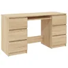 Image de vidaXL Bureau Chêne sonoma 140x50x77 cm Bois d'ingénierie
