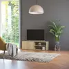 Image de vidaXL Meuble TV Chêne sonoma 120x34x37 cm Bois d’ingénierie
