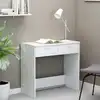 Image de vidaXL Bureau Blanc 80x40x75 cm Bois d'ingénierie
