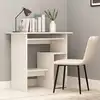Image de vidaXL Bureau Blanc 80x45x74 cm Bois d’ingénierie