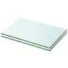 Image de vidaXL Panneaux d'étagère 2 pcs Verre Transparent 20 x 25 cm
