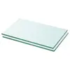 Image de vidaXL Panneaux d'étagère 2 pcs Verre Transparent 30 x 12 cm