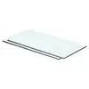Image de vidaXL Panneaux d'étagère 2 pcs Verre Transparent 40 x 15 cm
