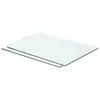 Image de vidaXL Panneaux d'étagère 2 pcs Verre Transparent 50 x 30 cm