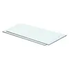 Image de vidaXL Panneaux d'étagère 2 pcs Verre Transparent 60x25 cm