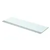 Image de vidaXL Panneaux d'étagère 2 pcs Verre Transparent 70 x 20 cm
