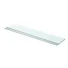 Image de vidaXL Panneaux d'étagère 2 pcs Verre Transparent 80 x 15 cm