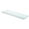 Image de vidaXL Panneaux d'étagère 2 pcs Verre Transparent 80 x 20 cm