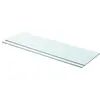 Image de vidaXL Panneaux d'étagère 2 pcs Verre Transparent 90 x 25 cm