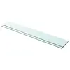 Image de vidaXL Panneaux d'étagère 2 pcs Verre Transparent 100 x 15 cm