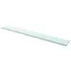 Image de vidaXL Panneaux d'étagère 2 pcs Verre Transparent 110x12 cm