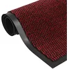 Image de vidaXL Droogloopmatten 2 st rechthoekig getuft 80x120 cm rood