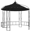Image de vidaXL Belvédère 300 x 290 cm Anthracite Rond