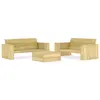 Image de vidaXL Salon de jardin 3 pcs Bois de pin imprégné