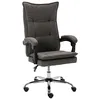 Image de vidaXL Chaise de Bureau Fauteuil d'Ordinateur Inclinable Siège de Bureau Fauteuil Ergonomique Chaise Réglable Maison Intérieur Gris Tissu