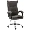Image de vidaXL Chaise de bureau Gris Tissu