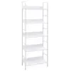 Image de vidaXL Bibliothèque à 5 niveaux noir 60x27,6x158,5cm bois d'ingénierie