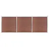 Image de vidaXL Clôture de jardin WPC 526x186 cm Marron