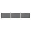 Image de vidaXL Clôture de jardin WPC 526x106 cm Gris
