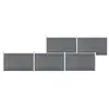 Image de vidaXL Clôture de jardin WPC 872x106 cm Gris