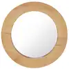 Image de vidaXL Miroir mural 40 cm Teck Rond