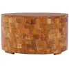 Image de vidaXL Table basse 60x60x35 cm Bois de teck massif