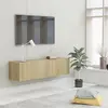 Image de vidaXL Meuble TV Chêne sonoma 120x30x30 cm Bois d’ingénierie