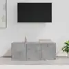 Image de vidaXL Meuble TV Gris béton 80x34x30 cm Bois d'ingénierie