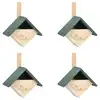 Image de vidaXL Nichoirs 4 pcs 24x16x30 cm Bois de sapin