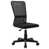 Image de vidaXL Chaise de bureau Noir 44x52x100 cm Tissu en maille