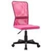 Image de vidaXL Chaise de bureau Rose 44x52x100 cm Tissu en maille