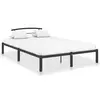 Image de vidaXL Cadre de lit sans matelas noir métal 120x200 cm