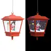 Image de vidaXL Lampe suspendue de Noël lumière LED Père Noël Rouge 27x27x45 cm