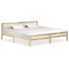 Image de vidaXL Cadre de lit sans matelas bois de manguier massif 200 cm